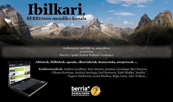 Ibilkari - BERRIA Egunkariko Mendiaren kanala