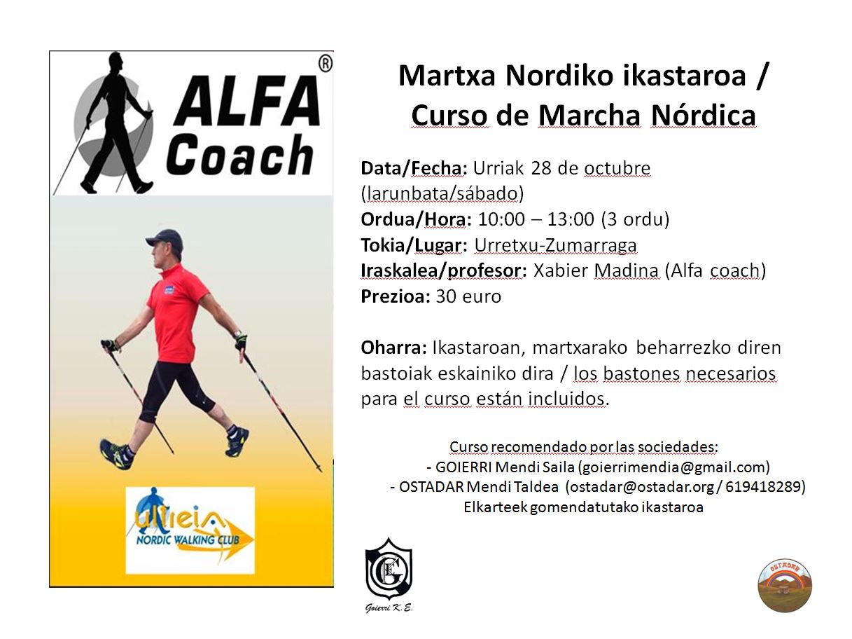 Nordic Walking ikastaroa