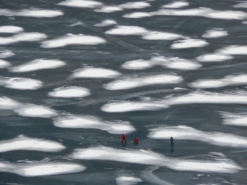 Pescadores del hielo