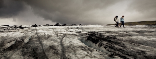 Caminando sobre el glaciar (Xabier Ormazabal Saria)